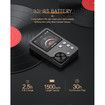 HiFi MP3 Player, Lossless DSD High Resolution Digital Audio Music Player,High-Res Portable Audio Player with 64GB Memory Card (Gray)