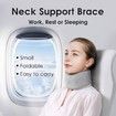 Neck Brace for Neck Support, Neck Support Brace, Adjustable Cervical Collar, Gray, 9.5cm Tall, 50cm Long, L