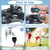 Standing Misters for Outside Patio, Portable Stand Misting System for Cooling Outdoor, Patio Cooling, Backyard, Porch, Sprinkler