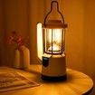 LED Camping Lantern,Rechargeable Lantern with Stepless Dimming,Emergency Flashlight Flood Light with Folding Hook for Outdoor