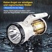 LED Camping Lantern,Rechargeable Lantern with Stepless Dimming,Emergency Flashlight Flood Light with Folding Hook for Outdoor