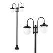 Solar LED Post Light 182cm Outdoor Street Garden Pathway Security Pole Lamp Yard Driveway Patio Energy Powered Pillar Lantern