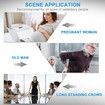 Leg Pillow, Knee Pillow for Side Sleepers,Leg Pillows for Sleeping,Knee Cushion for Sleeping,Suitable for Relieving Leg,Back (White)