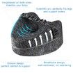 Leg Pillow, Knee Pillow for Side Sleepers,Leg Pillows for Sleeping,Knee Cushion for Sleeping,Suitable for Relieving Leg,Back (Black)