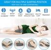 Leg Pillow, Knee Pillow for Side Sleepers,Leg Pillows for Sleeping,Knee Cushion for Sleeping,Suitable for Relieving Leg,Back (Black)