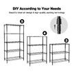 5 Tier Plant Stand Corner Flower Pot Shelf Metal Shelving Unit Bookshelf Storage Rack Tall Display Organizer Garden Planter Holder Heavy Duty Black