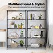 5 Tier Plant Stand Corner Flower Pot Shelf Metal Shelving Unit Bookshelf Storage Rack Tall Display Organizer Garden Planter Holder Heavy Duty Black
