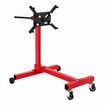 Heavy Duty Engine Stand Folding Automotive Motor Holder Hoist Car Rebuild Storage Support Steel Crane Workshop Repair Mount Dolly 450kg with Wheels