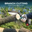 Mini Chainsaw Electric 6 Inch Cordless Chain Saws 21V Battery Powered Handheld Wood Cutter Tree Branch Pruning Trimming Cutting Machine Small Toolbox