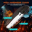 Mini Chainsaw Electric 6 Inch Cordless Chain Saws 21V Battery Powered Handheld Wood Cutter Tree Branch Pruning Trimming Cutting Machine Small Toolbox