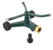 Metal Rotating Water Sprinkler for Lawn, Heavy Duty Metal 3 Arms Whirling 360 Degree Automatic Rotary Lawn Sprinkler
