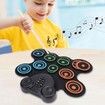 Electronic Drum Practice Pad,Roll Up Drum Set with Dual Speakers,9 Pads,Foot Pedals,Sticks,Portable Drum Pad with Surround Sound,Games,MIDI,Recording
