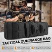 Tactical Rifle Gun Bag Carry Case Range Backpack Military Hunt Shooting Gear for AR15 M4 Carbine Shotgun Firearm Storage 46 Inch 120cm Black