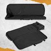 Tactical Rifle Gun Bag Carry Case Range Backpack Military Hunt Shooting Gear for AR15 M4 Carbine Shotgun Firearm Storage 46 Inch 120cm Black