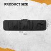 Tactical Rifle Gun Bag Carry Case Range Backpack Military Hunt Shooting Gear for AR15 M4 Carbine Shotgun Firearm Storage 46 Inch 120cm Black