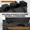 Tactical Long Gun Bag Double Rifle Pistol Shotgun Case for Range Hunting Shooting Camping Gear Military Firearm Storage Carry Backpack 108cm 42inch