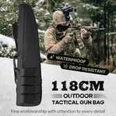 118cm Rifle Gun Bag Soft Padded Shotgun Case Tactical Shooting Range Hunting Gear Military Storage Transport with Carry Shoulder Strap 46 Inch
