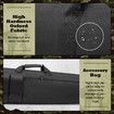 118cm Rifle Gun Bag Soft Padded Shotgun Case Tactical Shooting Range Hunting Gear Military Storage Transport with Carry Shoulder Strap 46 Inch