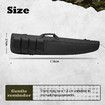 118cm Rifle Gun Bag Soft Padded Shotgun Case Tactical Shooting Range Hunting Gear Military Storage Transport with Carry Shoulder Strap 46 Inch