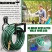 Hose Holder Wall Mount, Metal Garden Hose Holder - Heavy Duty Water Hose Holder, Hose Reel Holds Up to 150Ft, Durable Hooks for Garage Outside