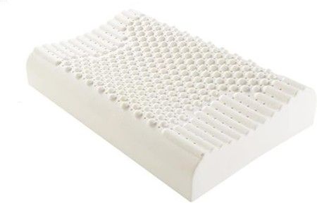 30x50cm Latex Cool Summer Pillow Cervical Sleeping Latex Particle Massage Elastic Breathable with Pillowcase