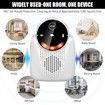 2 Pcs Ultrasonic Pest Repeller Indoor with LCD,Rodent Repeller Ultrasound Repellent for Roach Rodent Mouse Bugs Mosquito Mice(White)
