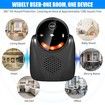 2 Pcs Ultrasonic Pest Repeller Indoor with LCD,Rodent Repeller Ultrasound Repellent for Roach Rodent Mouse Bugs Mosquito Mice(Black)