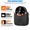 2 Pcs Ultrasonic Pest Repeller Indoor with LCD,Rodent Repeller Ultrasound Repellent for Roach Rodent Mouse Bugs Mosquito Mice(Black)