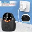 2 Pcs Ultrasonic Pest Repeller Indoor with LCD,Rodent Repeller Ultrasound Repellent for Roach Rodent Mouse Bugs Mosquito Mice(Black)