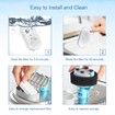 Pet Water Fountain Replacement Filters for 67oz/2L and 108/3.2L Stainless Steel Fountain,20 Water Bowl Dispenser Filter Replacement with 20 Sponges
