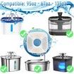 32 Pcs Cat Fountain Filters Replacement Compatible with 95oz/2.8L Cat Automatic Water Fountain Filters