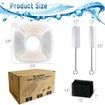 32 Pcs Cat Fountain Filters Replacement Compatible with 95oz/2.8L Cat Automatic Water Fountain Filters
