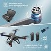 Drone with 4K Camera for Adults, RC FPV Quadcopter for Beginner Toys, Blue