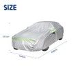 Waterproof Car Cover Outdoor Auto Automobile Protection All Weather Heavy Duty Full Vehicle Protector Wind Dust UV Proof with Storage Bag 3XL
