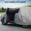 Waterproof Car Cover Auto Automobile Outdoor Heavy Duty Protection All Weather Full Vehicle Protector Dust Wind UV Proof with Storage Bag 3XL