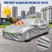 Waterproof Car Cover Auto Automobile Outdoor Heavy Duty Protection All Weather Full Vehicle Protector Dust Wind UV Proof with Storage Bag 3XL