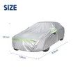 Waterproof Car Cover Automobile Auto Outdoor Protection Heavy Duty All Weather Full Vehicle Protector Dust Wind UV Proof with Storage Bag 3XXL