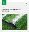 50*100cm thickness 30 mm Artificial Turf Lawn Grass Synthetic Drainage Indoor Outdoor Pet Faux Astro Rug Carpet Garden Backyard Patio Balcony