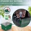 Self-Watering Seed Starter Tray - Kit with Grow Light and Humidity Dome,6-Pack 72-Cell Plant Seedling Tray,Reusable Plastic Germination Trays