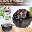 Seed Starter Trays Self-Watering - Kit with Humidity Dome,5-Pack 60-Cell Plant Seedling Tray,Reusable Germination Trays