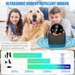 1PC Ultrasonic Pest Repeller Indoor with LCD,Rodent Repeller Ultrasound Repellent for Roach Rodent Mouse Bugs, Indoor Pest Control Color Black