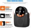 1PC Ultrasonic Pest Repeller Indoor with LCD,Rodent Repeller Ultrasound Repellent for Roach Rodent Mouse Bugs, Indoor Pest Control Color Black