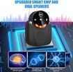 1PC Ultrasonic Pest Repeller Indoor with LCD,Rodent Repeller Ultrasound Repellent for Roach Rodent Mouse Bugs, Indoor Pest Control Color Black