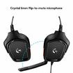 Gaming Headset Wired G331 2.1 ch Stereo, 0.1 inch (3.5 mm), Lightweight, Noise Canceling, Single, Flippable Microphone