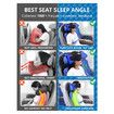 Travel Pillows for Airplanes, Airplane Pillow for Long Flight, Airplane Head Strap with Eye Mask for Sleep, Travel Neck Pillow for Car Road Trip