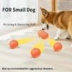 Smart Interactive Dog Toys Ball, Auto Bouncing Rotating Ball, Moving Pet Toys for Dogs 20 lbs, USB Rechargeable, Fun Gift for Boredom, 1 Pack, Orange