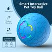 Smart Interactive Dog Toys Ball, Auto Bouncing Rotating Ball, Moving Pet Toys for Dogs 20 lbs, USB Rechargeable, Fun Gift for Boredom, 1 Pack, Blue