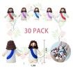 Mini Jesus Figures,Set of 30pcs Action Figures Little Jesus Figures,Tiny Jesus Figures to Hide and Seek Religious Gifts for Easter Egg Stuffers