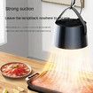Portable Range Hood Desktop with 2 Filters and Tripod, Kitchen Exhaust Fan for Cooking Indoors Hot Pot BBQ Outdoors Camping Picnics Black