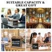 Wood Suggestion Box with Slot and Lock,Wooden Tip Money Drop Donation Boxes,Prayer Ballot Comment Box Countertop Wall Mounted with Chalkboard and Keys